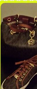 MK purse and MK shoes